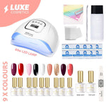 The Luxe Edition - At Home Gel Nail Kit With 9 Colours